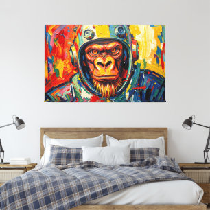 TOILE GORILLE DE L'ESPACE