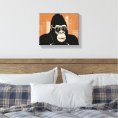 Toile gorille stylisée (Insitu(Chambre))