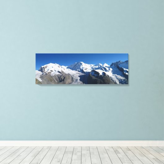 Toile Gornergrat Alpes suisses (Insitu (Plancher de Bois))