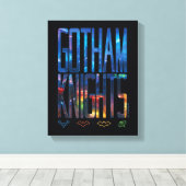 Toile Gotham Knights City Letters (Insitu (Plancher de Bois))