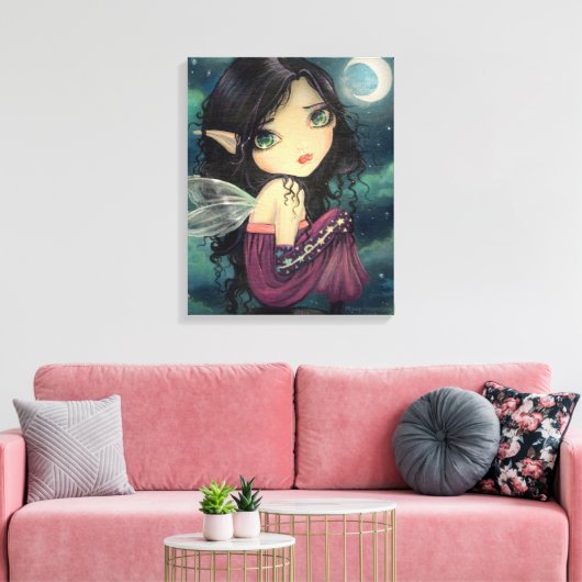 Toile Gothique Cute Big Eye Fairy Imaginaire Art (Insitu(Salon))