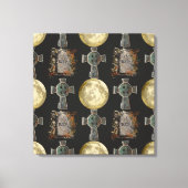 Toile Gothique R.I.P. Headstone Celtic Cross Pleine lune (Recto)