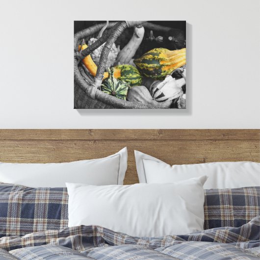 Toile Gourds fantaisie En Panier En Osier Couleur Partie (Insitu(Chambre))