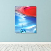 Toile Goutte d'eau (Insitu (Plancher de Bois))