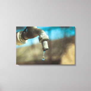 Toile Goutte d'eau