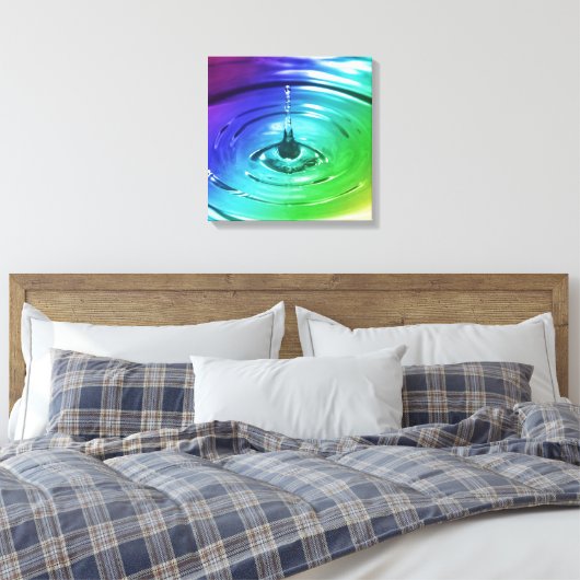 Toile Goutte d'eau (Insitu(Chambre))