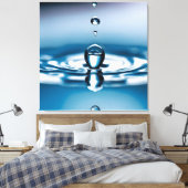 Toile Gouttes d'eau de macro (Insitu(Chambre))