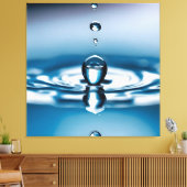 Toile Gouttes d'eau de macro (Insitu(Salon))