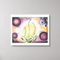 Grâce de Filigrane (art pastel peint à la main)