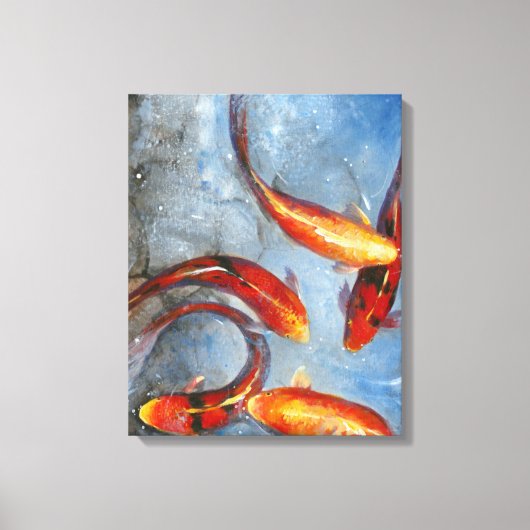 Toile Gracieux Koi I (Recto)