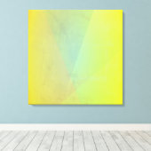 Toile Gradation géométrique jaune moderne (Insitu (Plancher de Bois))