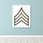 Toile grade de sergent de l'armée (Insitu (Plancher de Bois))
