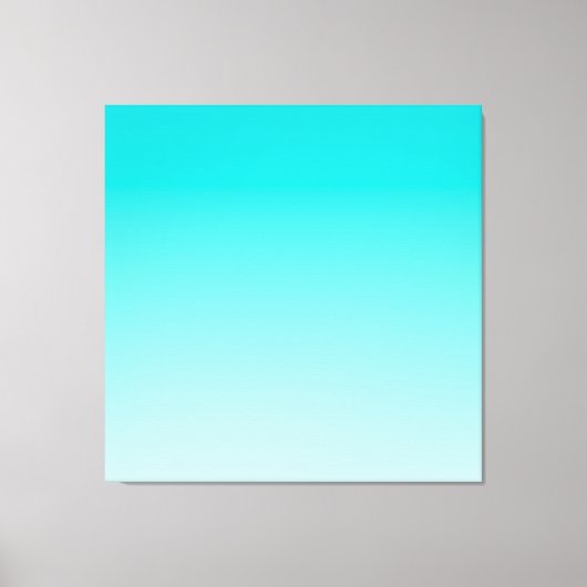 Toile gradient aqueux turquoise (Recto)