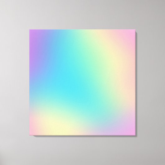 Toile Gradient arc-en-ciel magnifique (Recto)