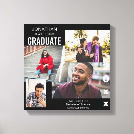 Toile Graduate Classe de photo Collage 2 (Recto)