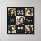 Toile Graduate moderne 5 photo Collage Graduation (Recto)