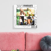 Toile Graduation personnalisée 2015 - Collage photo (Insitu(Salon))