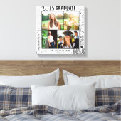 Toile Graduation personnalisée 2015 - Collage photo (Insitu(Chambre))