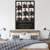 Toile Graduation Personnalisée Noir Et Or (Insitu(Chambre))