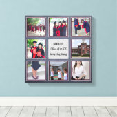 Toile GRADUM keepsAJOUTER DES PHOTOS Mur Art Tableau noi (Insitu (Plancher de Bois))