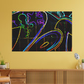 Toile Graffiti 10 60x40 (150x100cm) waccna (Insitu(Salon))