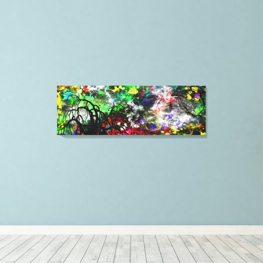 Toile Graffiti Brick Wall (Insitu (Plancher de Bois))