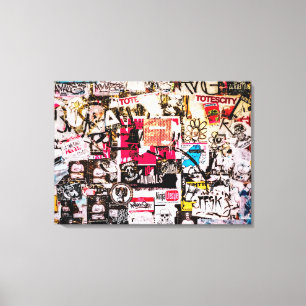 Toile Graffiti d'autocollant