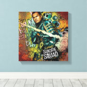 Toile Graffiti de caractère de noeud coulant du peloton (Insitu (Plancher de Bois))