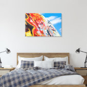 Toile graffiti de planète (Insitu(Chambre))