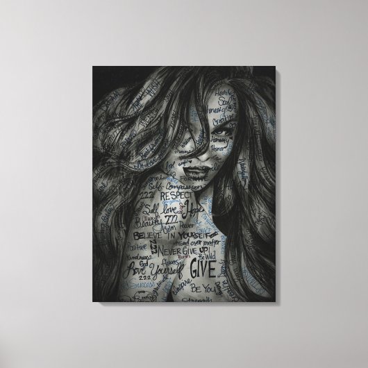 Toile Graffiti de pop art (Recto)