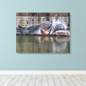 Toile Graffiti d'Imaginaire bizarre (Insitu (Plancher de Bois))