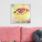 Toile Graffiti Eye (Insitu(Salon))