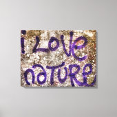 TOILE GRAFFITI NATUREL (Recto)