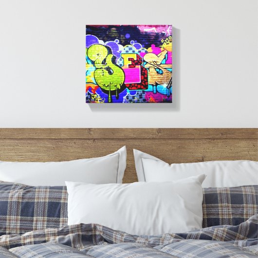 Toile Graffiti Oui (Insitu(Chambre))