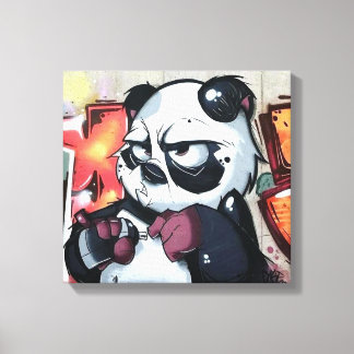 Toile Graffiti Panda Bear