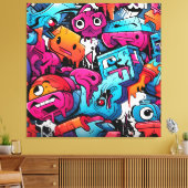 Toile Graffiti Street Art Splash (Insitu(Salon))