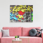 Toile Graffiti Superbunny (Insitu(Salon))