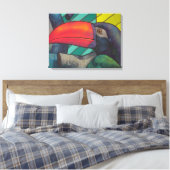 Toile Graffiti Toucan coloré (Insitu(Chambre))