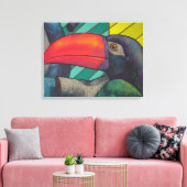 Toile Graffiti Toucan coloré (Insitu(Salon))