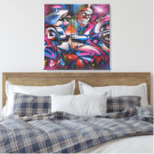 Toile Graffiti urbain de Gangster Street art (Insitu(Chambre))