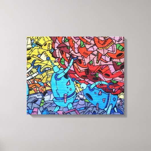 Toile Graffiti | Zazzle_Growshop. (Recto)