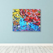 Toile Graffiti | Zazzle_Growshop. (Insitu (Plancher de Bois))