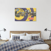 Toile Grafton, Virginie-Occidentale - Grandes lettres sc (Insitu(Chambre))