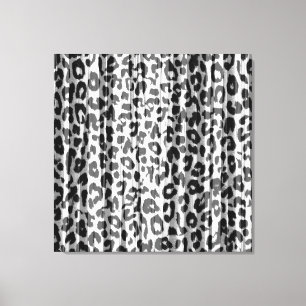 Toile Graines Blanches Noires Poster de animal Fourrure 