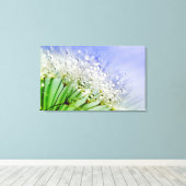 Toile Graines de Dandelion avec Droplets de Dew (Insitu (Plancher de Bois))