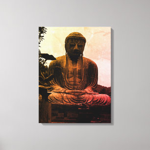 Toile Grand Bouddha de Kamakura Japon Vintage