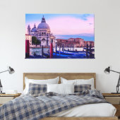 Toile Grand Canal avec gondoles et église à Venise (Insitu(Chambre))