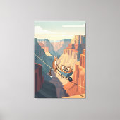 Toile Grand Canyon drôle (Recto)