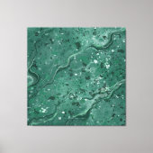 Toile Grand décor mural en marbre vert (Recto)