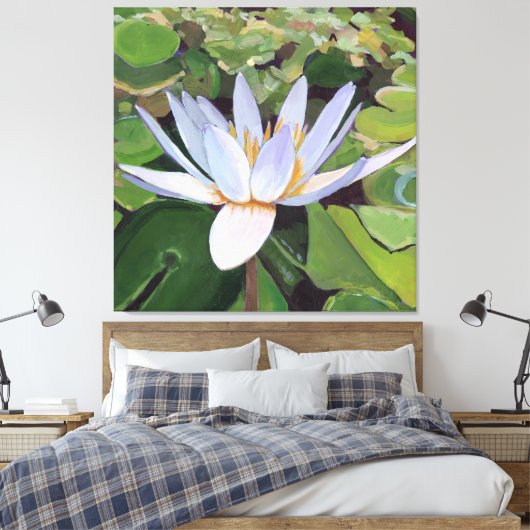 Toile Grand Fleur de Lotus (Insitu(Chambre))